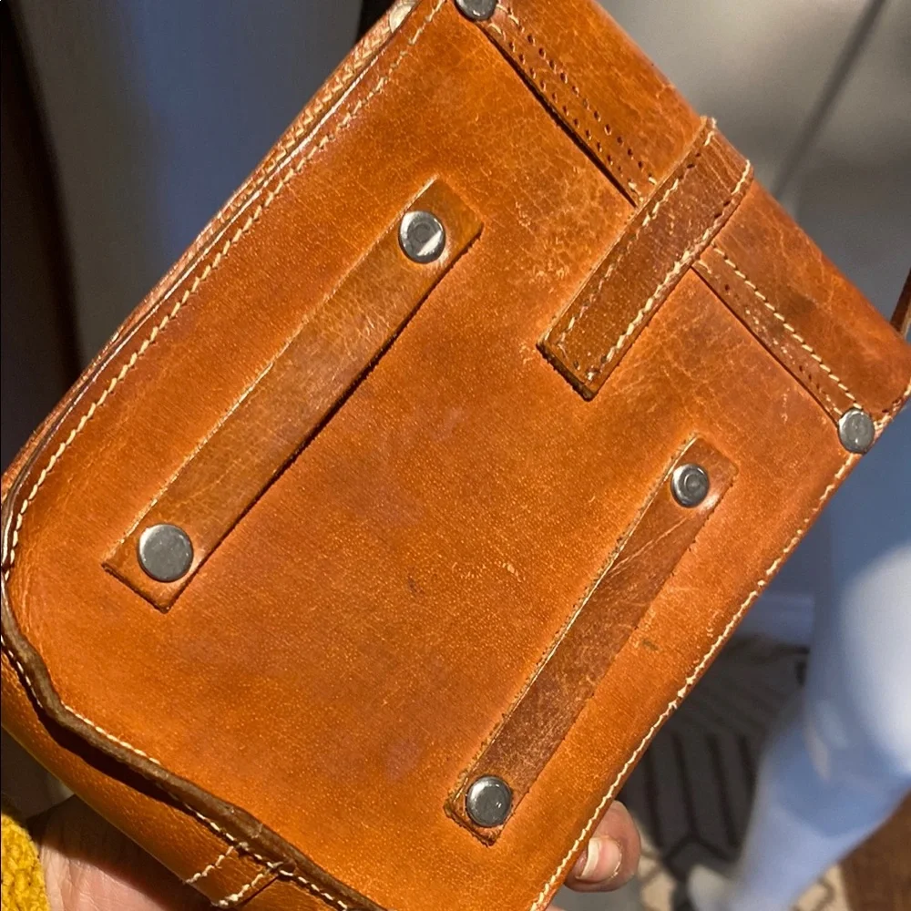 Cowhide Crossbody Bag - Picture 6 of 9